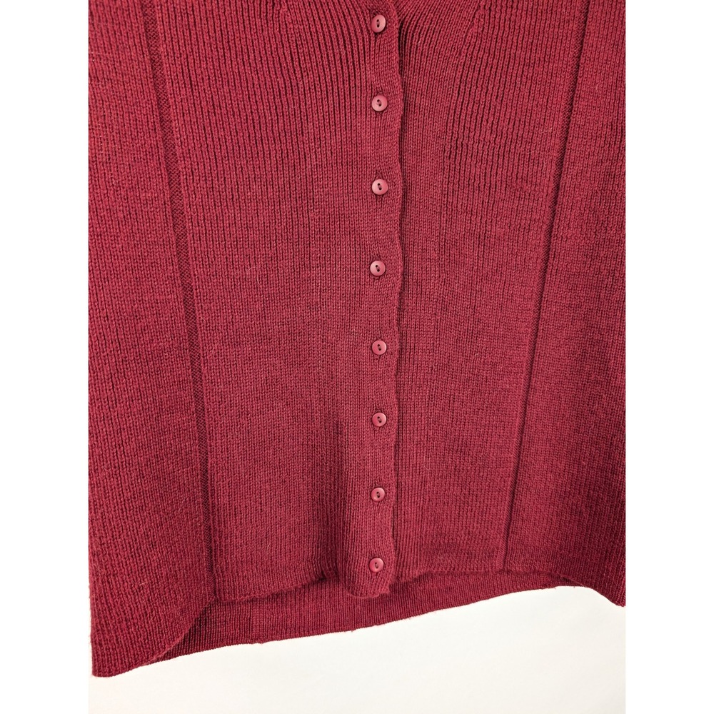 Pendleton Classic Womens Wool Cashmere Sweater Vest Sz S Red Cottagecore Preppy - Picture 3 of 7